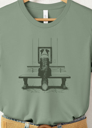 Australian Shepherd Aussie Museum Art Gallery T-Shirt