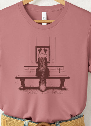 Australian Shepherd Aussie Museum Art Gallery T-Shirt