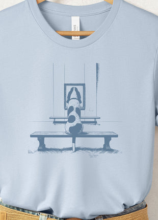 Basset Hound Museum Art Gallery T-Shirt