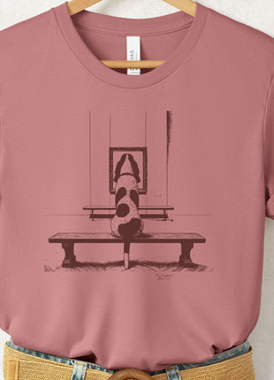 Basset Hound Museum Art Gallery T-Shirt
