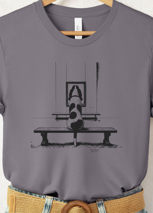 Basset Hound Museum Art Gallery T-Shirt