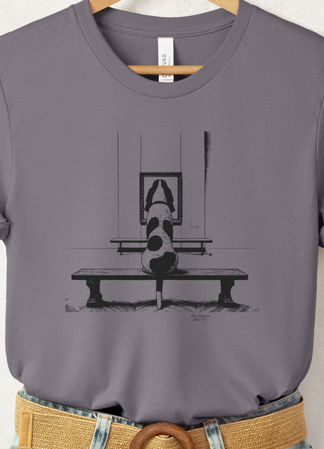 Basset Hound Museum Art Gallery T-Shirt