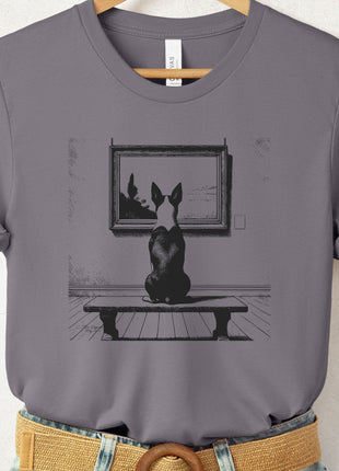 Boston Terrier Museum Art Gallery T-Shirt