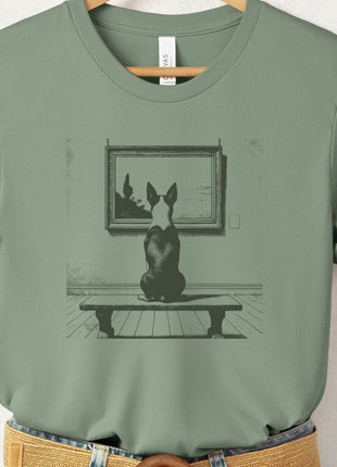Boston Terrier Museum Art Gallery T-Shirt