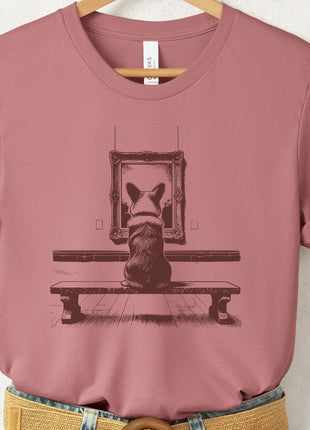 Corgi Museum Art Gallery T-Shirt