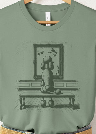 Poodle Museum Art Gallery T-Shirt
