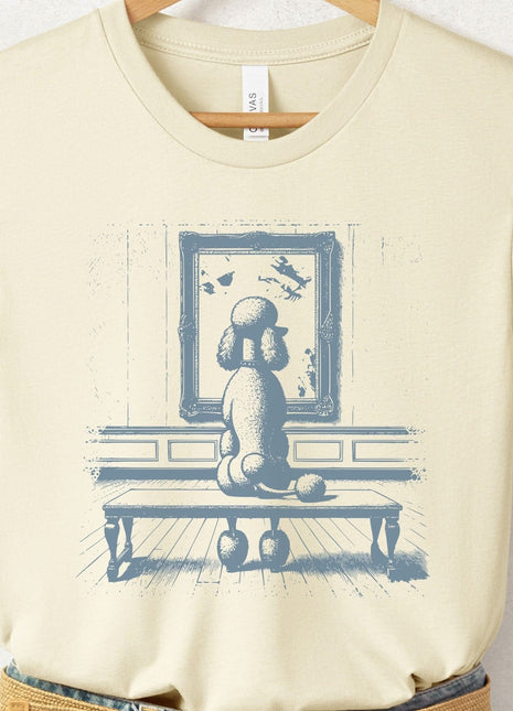 Poodle Museum Art Gallery T-Shirt