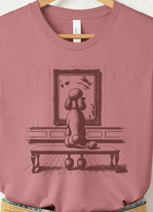 Poodle Museum Art Gallery T-Shirt