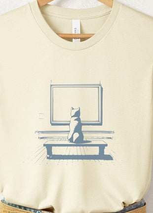 Shiba Inu Museum Art Gallery T-Shirt