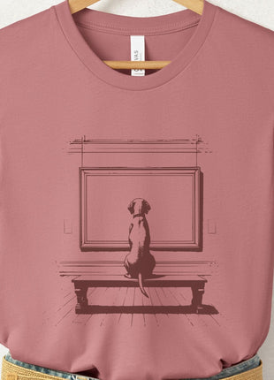 Vizsla Museum Art Gallery T-Shirt