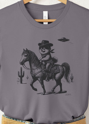Pomeranian Horseback Cowboy T-Shirt