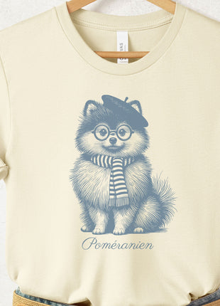 Pomeranian Beret France T-Shirt