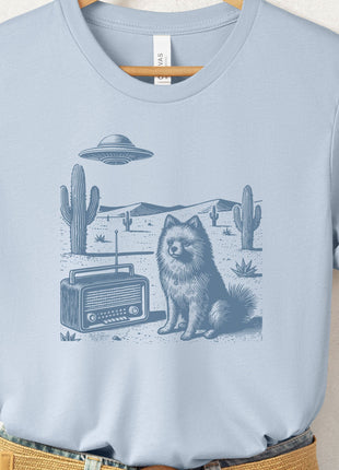 Pomeranian Vintage Radio T-Shirt