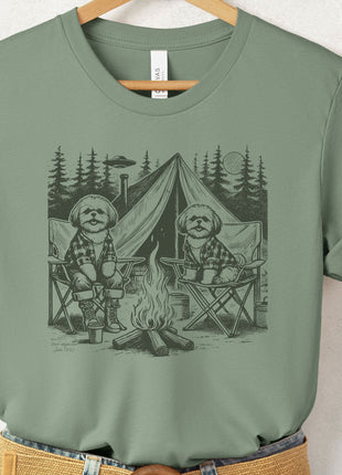 Shih Tzu Camping T-Shirt
