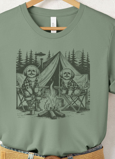 Shih Tzu Camping T-Shirt