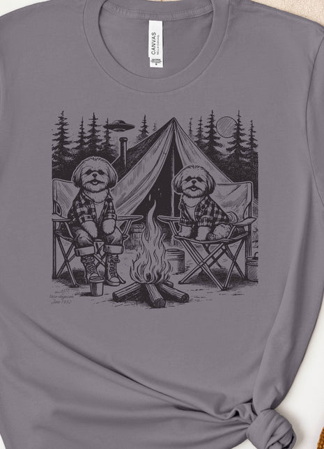 Shih Tzu Camping T-Shirt