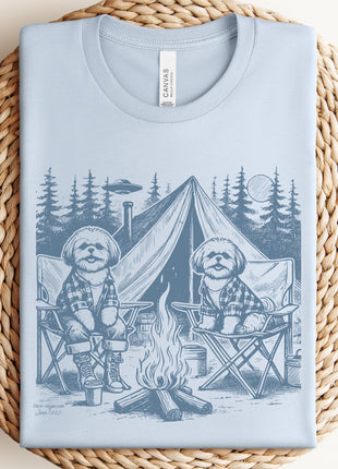 Shih Tzu Camping T-Shirt