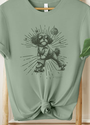 Shih Tzu Roller Disco T-Shirt