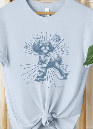 Shih Tzu Roller Disco T-Shirt