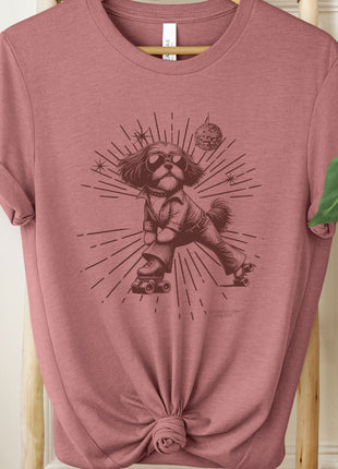 Shih Tzu Roller Disco T-Shirt