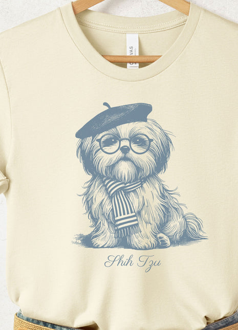 Shih Tzu Beret France T-Shirt