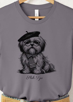 Shih Tzu Beret France T-Shirt