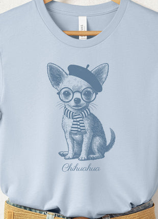Chihuahua Beret France T-Shirt
