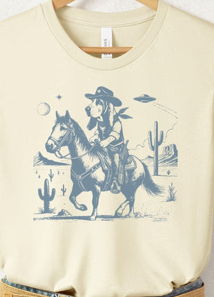 Basset Hound Horseback T-Shirt