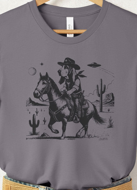 Basset Hound Horseback T-Shirt
