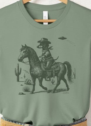 Dachshund Wiener Dog Horseback T-Shirt