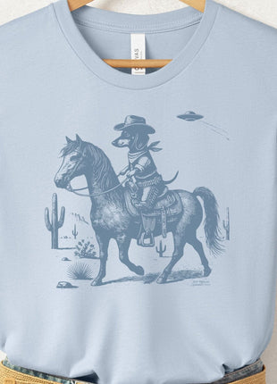 Dachshund Wiener Dog Horseback T-Shirt