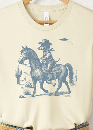 Dachshund Wiener Dog Horseback T-Shirt