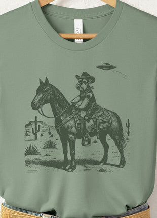 Schnauzer Horseback T-Shirt