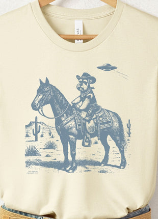 Schnauzer Horseback T-Shirt
