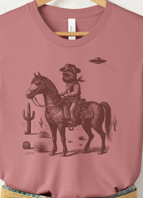 Brussels Griffon Griff Horseback T-Shirt