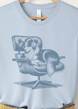 Australian Shepherd Eames Aussie Headphones T-Shirt