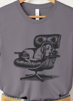 Basset Hound Eames Headphones T-Shirt