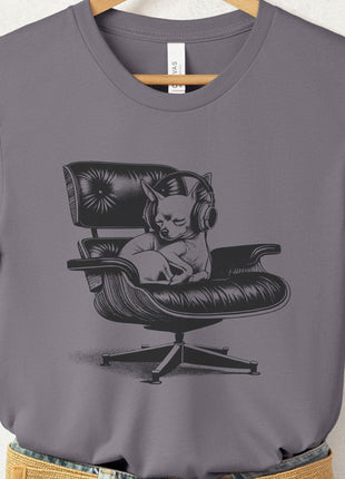Chihuahua Eames Headphones T-Shirt