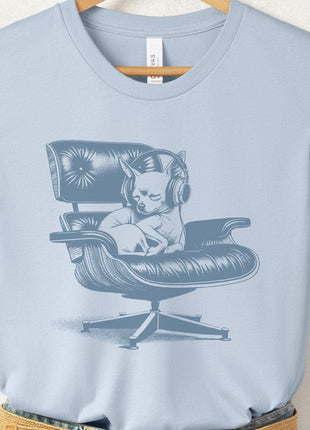 Chihuahua Eames Headphones T-Shirt