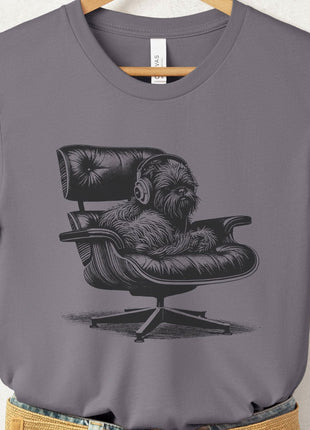 Brussels Griffon Eames Headphones T-Shirt