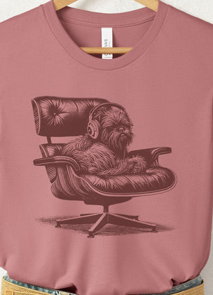 Brussels Griffon Eames Headphones T-Shirt