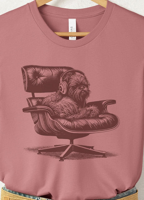 Brussels Griffon Eames Headphones T-Shirt
