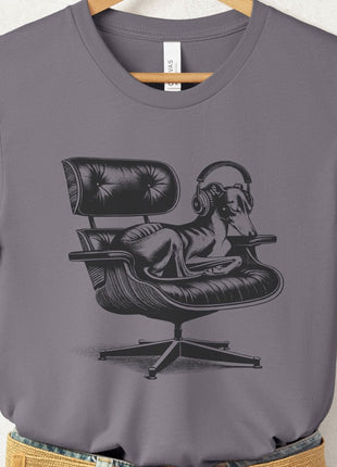 Italian Greyhound Whippet Eames Headphones T-Shirt
