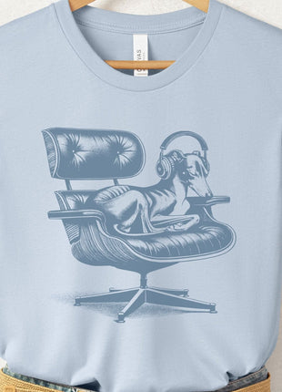 Italian Greyhound Whippet Eames Headphones T-Shirt