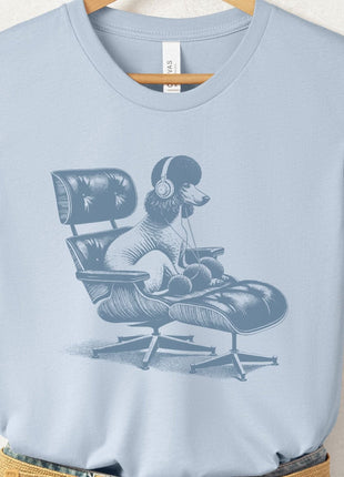 Poodle Eames Headphones T-Shirt