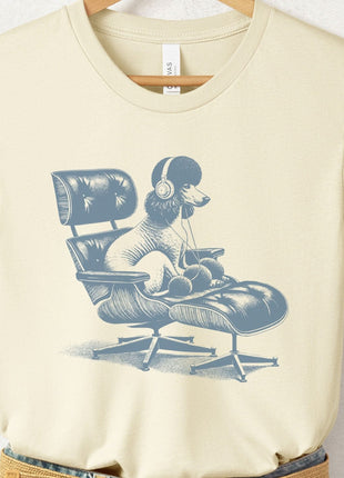 Poodle Eames Headphones T-Shirt