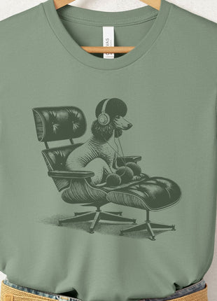 Poodle Eames Headphones T-Shirt