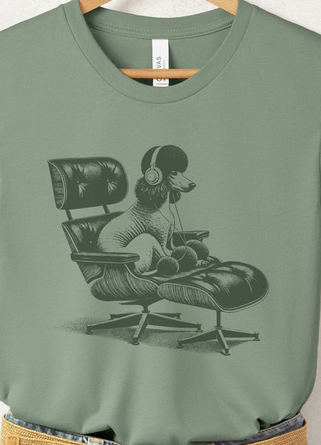 Poodle Eames Headphones T-Shirt