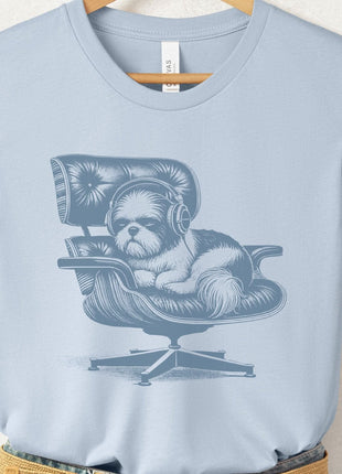 Shih Tzu Eames Headphones T-Shirt
