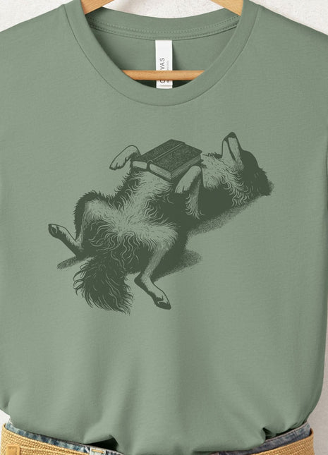 Australian Shepherd Aussie Book Nap T-Shirt